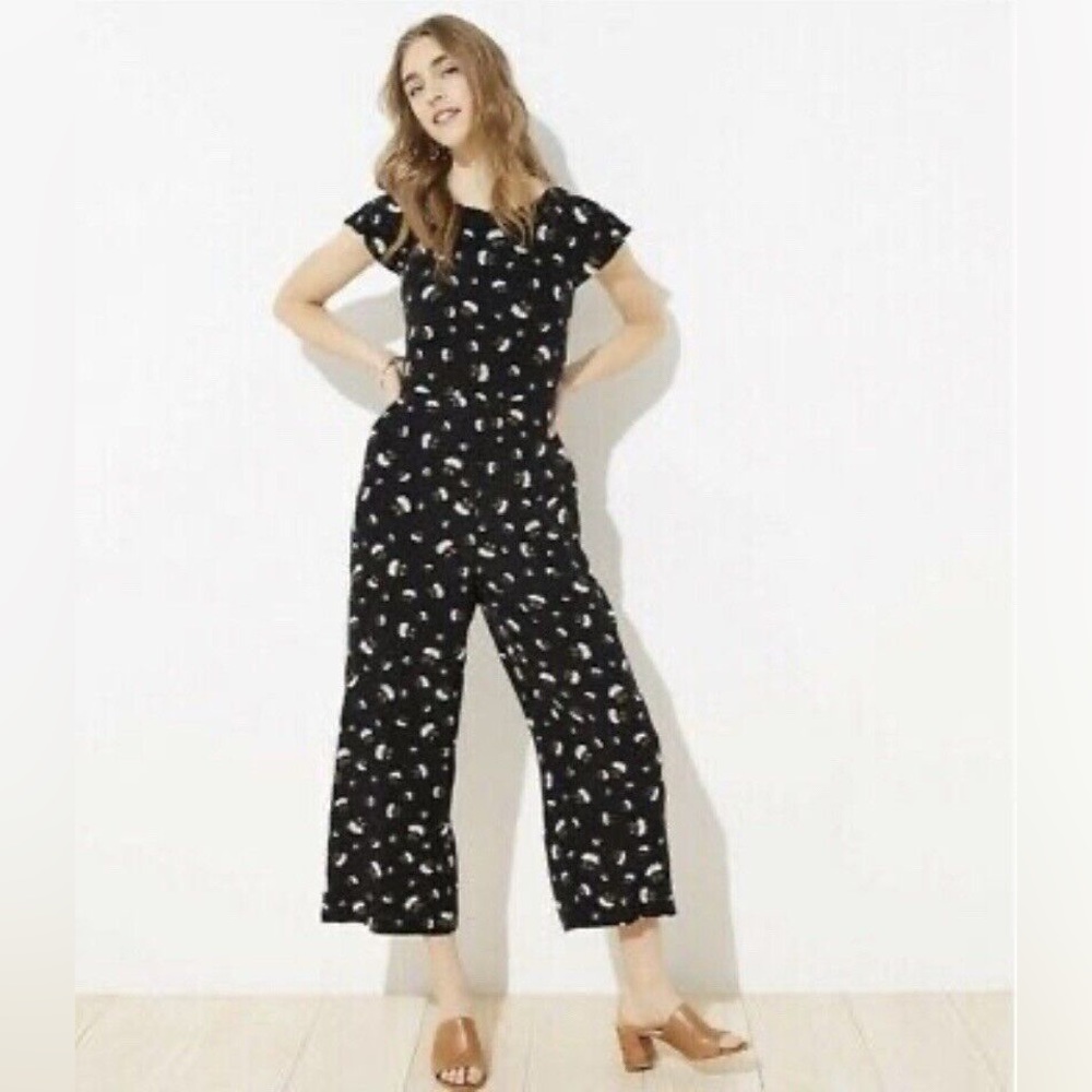 Loft Petite Floral Jumpsuit
